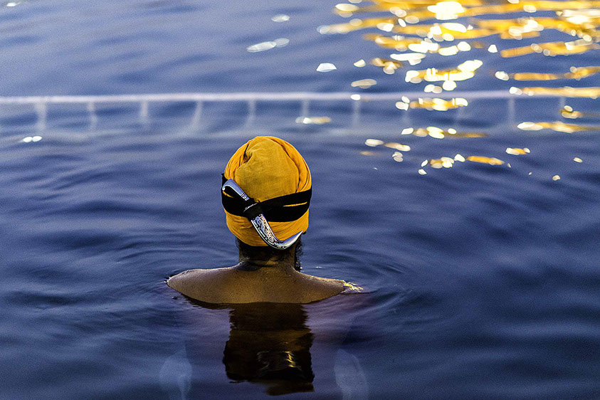 Pilgrim at the Golden Temple, Amritsar, India